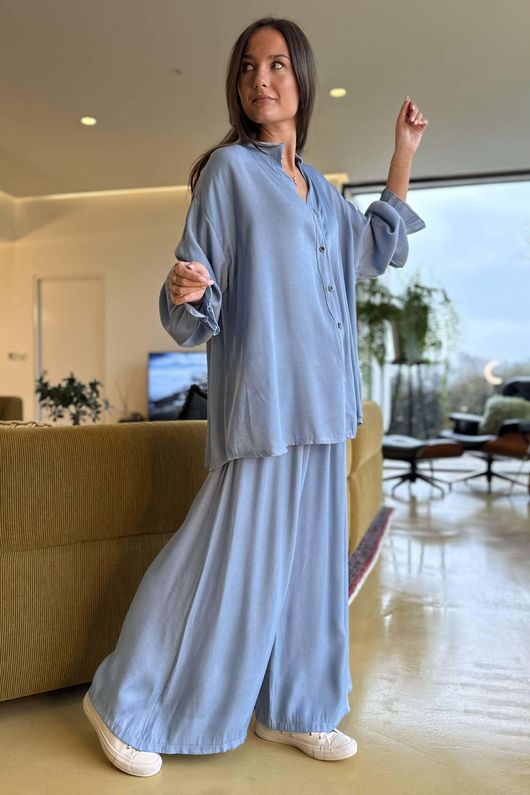 Perfect Chambray Denim Nero Shirt Light /14=